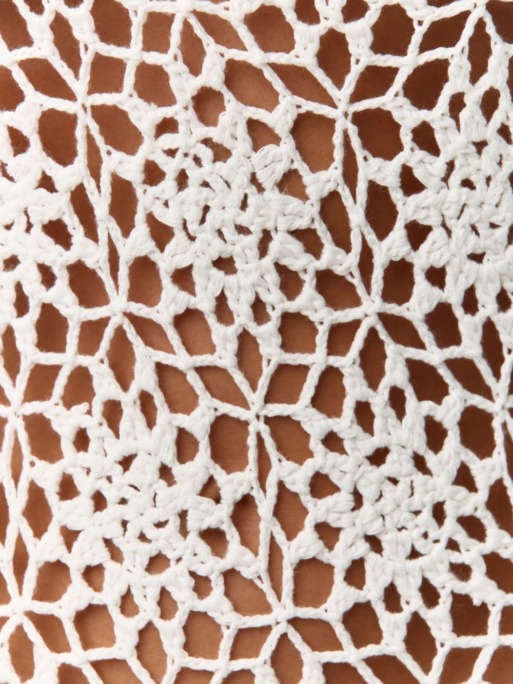 NWT Naked Wardrobe Knit Crochet Maxi Dress - Picture 5 of 7